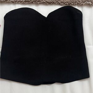 Zara Black Strapless Top